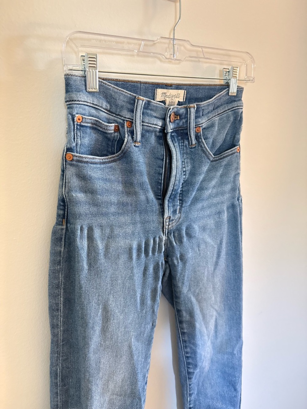 Madewell • The Perfect Vintage Jean Sz 25 Cotton Stretch Casual Capsule Wardrobe - Picture 6 of 10